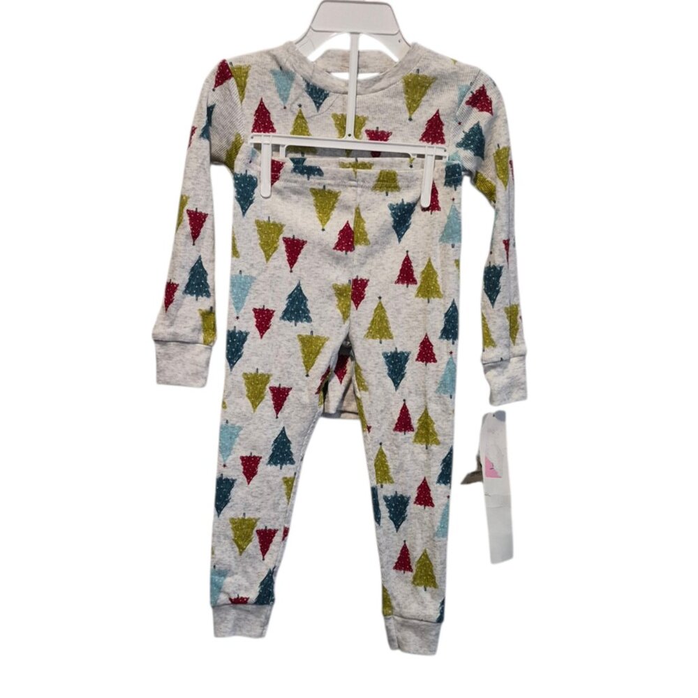 Carter's Just One you- Holiday Christmas Tree Print Pajama Set Size 2T